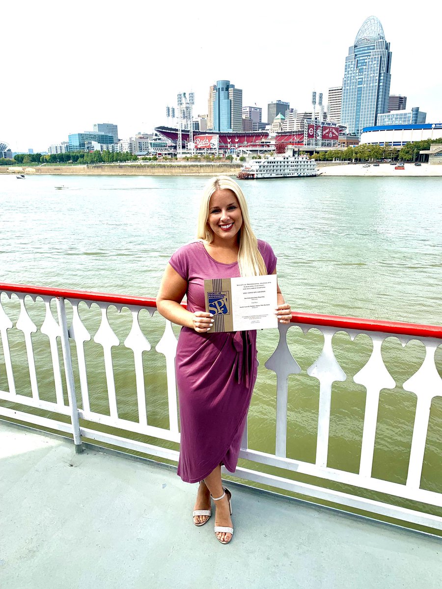 I’d say WHIO had a successful day at the SPJ award ceremony! 12 awards total. I took first place for Best Education Issues Reporting. Congratulations <a href="/whiotv/">WHIO-TV</a> team!