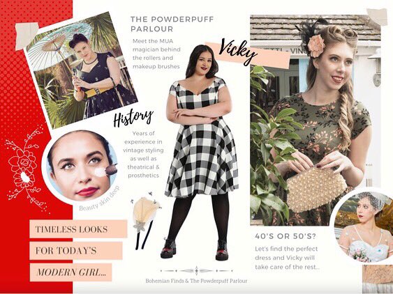Powderpuff_Room's tweet photo. Love working with @BohemianFinds She always makes me sound wonderful! 😘✨

#hair #hairstylist #vintage #vintagehair #makeup #makeupartist #vintagestyling #victoryrolls #fingerwaves #pincurls #eyeliner #redlips #bridalhair #bridalmakeup #northamptonmua #mua #hmua #northampton https://t.co/CDqZHWdHEV