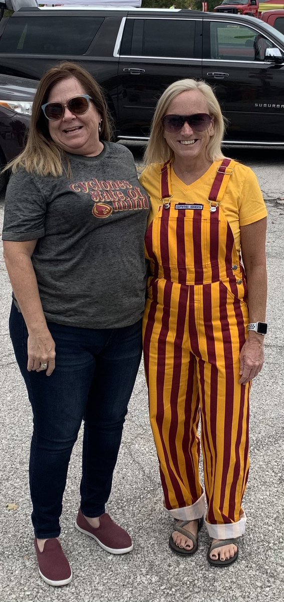 CarolAnnOlson's tweet photo. We are here for a Cyclone win!  #Cyclones #CyclONEnation #ISU https://t.co/wJEjeujNub