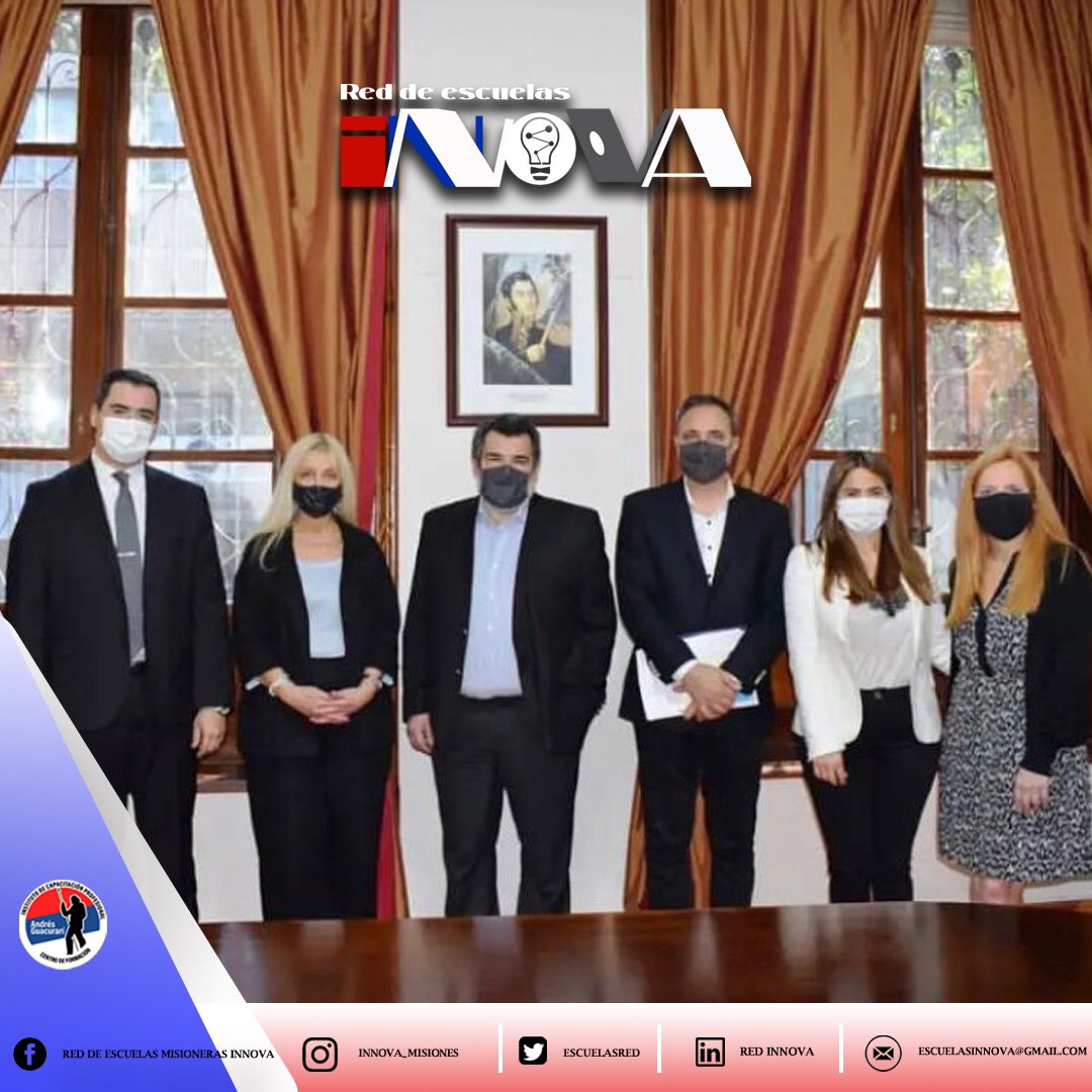 EscuelasRed's tweet photo. 👏🏻Reunión de trabajo con equipo del Ministerio de Gobierno, trazado de líneas de acción en áreas de interés compartidas. 

@DecutRojas @GabrielaAzar_ @gobmisiones @gfalvarez https://t.co/IGsihw3Ifz