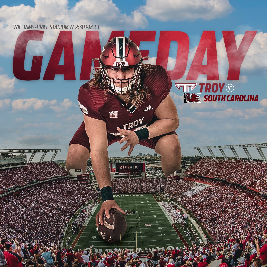 TroyFBSpain's tweet photo. TROJANS GAME DAY!
📆 2/10/2021
⌚ 9'30 p.m.
📺 SEC ESPN Network
🏟️ Williams-Brice Stadium, Columbia (South Carolina)
⚔️ South Carolina Gamecocks
#OnTROY⚔️🏈 https://t.co/OkqNXTKhUs