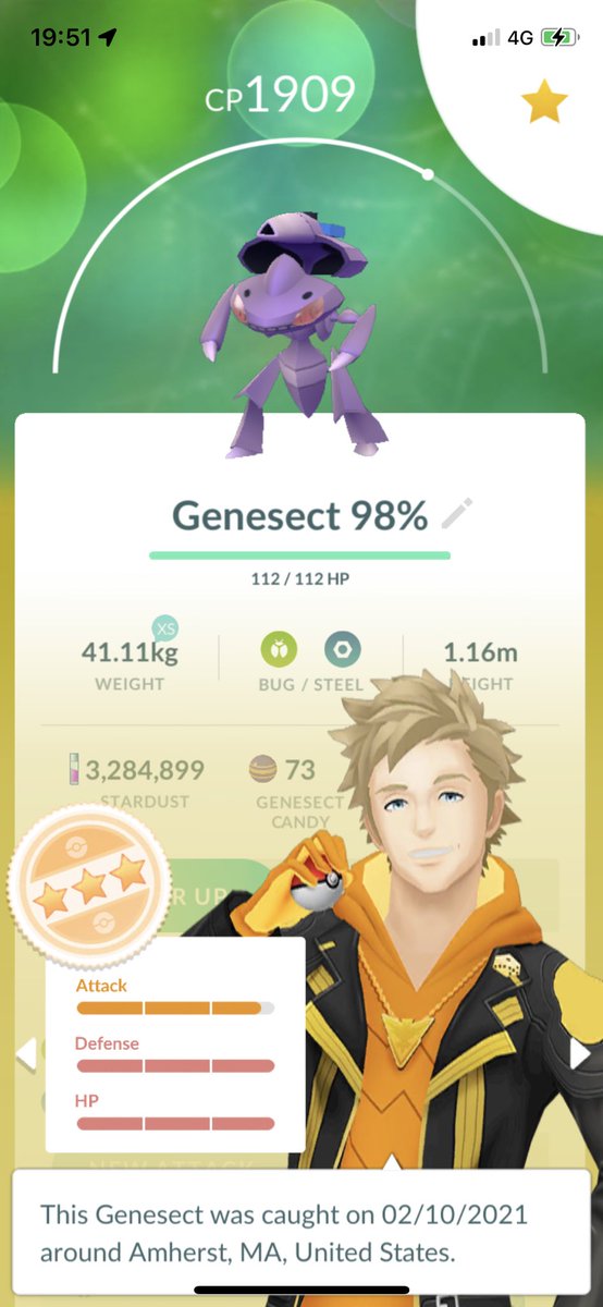 Shannonxw's tweet photo. First raid Leaving it to that lol. Not wasting anymore passes..π #genesect #genesectraid #pokemongo https://t.co/rif2zFy3r7