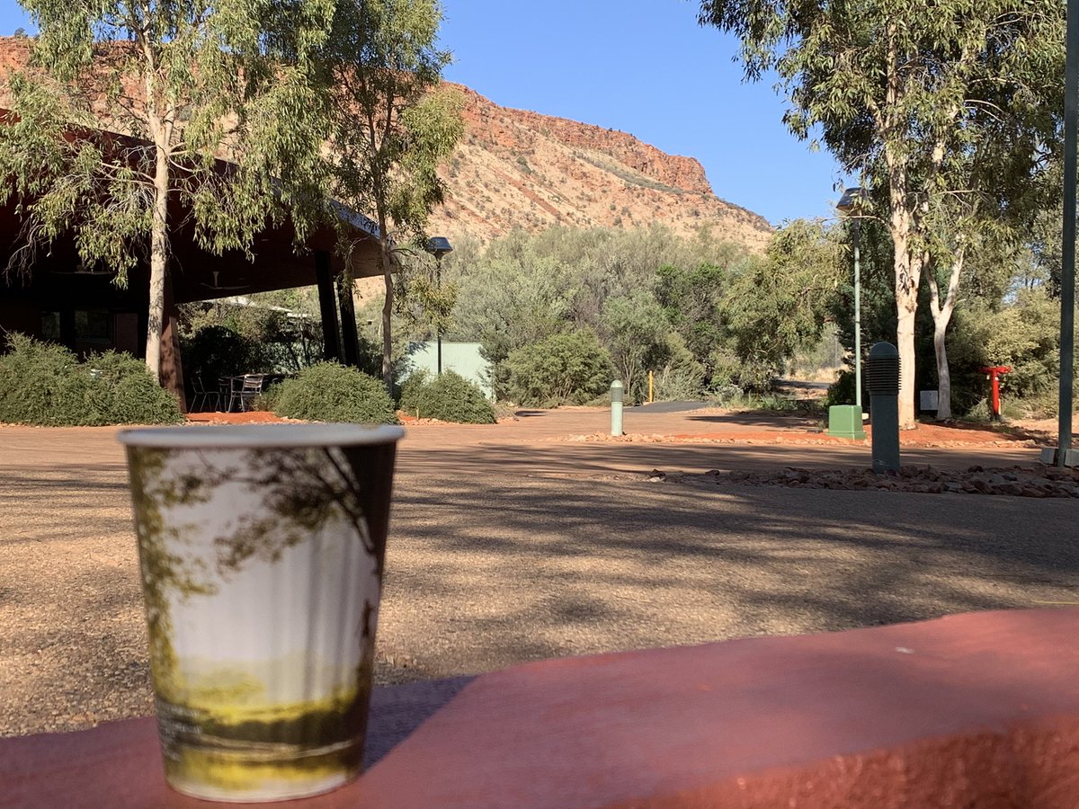 sueinasp's tweet image. Looking forward to a chai latte on the way home from my morning ride, and find the cafe closed, and a dark bitter liquid in a paper cup all that was on offer. Hope the tree enjoyed it. At least the setting is beautiful #GCCOz #BadCoffee