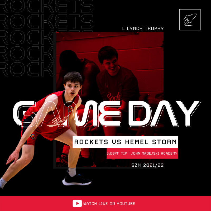 Another game day this weekend, aren't we lucky🤩

Matchday details:
⏰5pm 
🏠John Madejski Academy 
➡Stream link to be posted later 

#LetsGoRockets #BritishBasketball