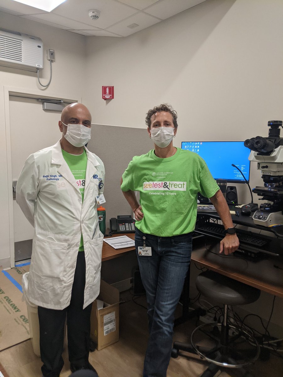 A special thank you to lead pathologist Dr. Baljit Singh, project coordinator Amanda Gonzalez, and everyone that made today's See, Test &amp; Treat possible! <a href="/CAPFndn/">CAP Foundation</a> truly appreciates what  <a href="/WPHospital/">White Plains Hospital</a> and its community partners do for the Westchester county community!