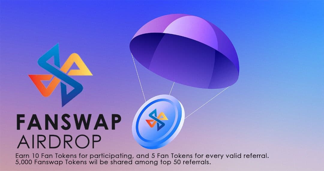 💧 Fanswap Airdrop 💧

🏆 Task:          ➕ Up to 10 FAN

👨‍👩‍👧 Referral:   ➕ 5 FAN

🔛 Airdrop Link &amp; Information: t.me/AirdropStar/22…

#cryptocurrency #Airdrop #BSC #Bitcoin #ETH #FanSwap #FAN #Airdropstario