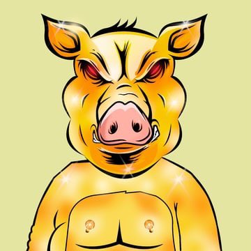 psychopigs's tweet photo. We are giving away gold psycho pig to a random supporter 👀🐷
Here’s what you have to do :

1. Follow @psychopigs 
2.🔂 &amp; ❤️ this tweet! 
3. Join our community: https://t.co/wKA10IQIGv
4. Post “DONE” in the discord chat 
#nft #NFTGiveaway #NFTartist #NFTs  #NFTcollections https://t.co/hNZTAEumLV