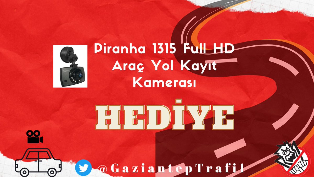 Siz değerli takipçilerimiz arasından bir kişiye araç kamerası hediye etmek istiyorum. Yapmanız gereken tek şey bu gönderiyi rt yapmak. Güvenli bir trafik için araç kamerası gayet işlevsel. Son gün 18 Ekim.