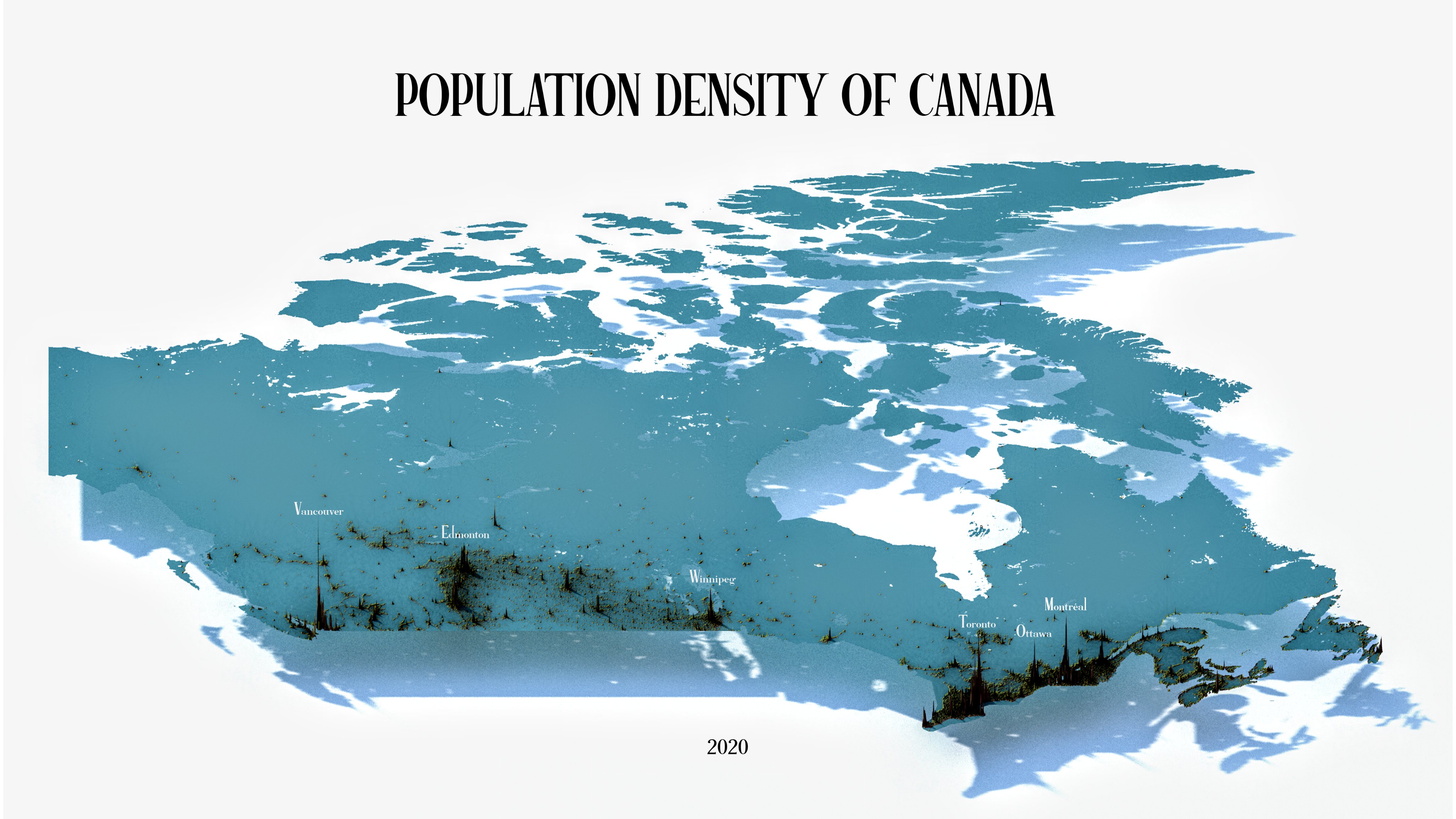 Population Density Of Canada