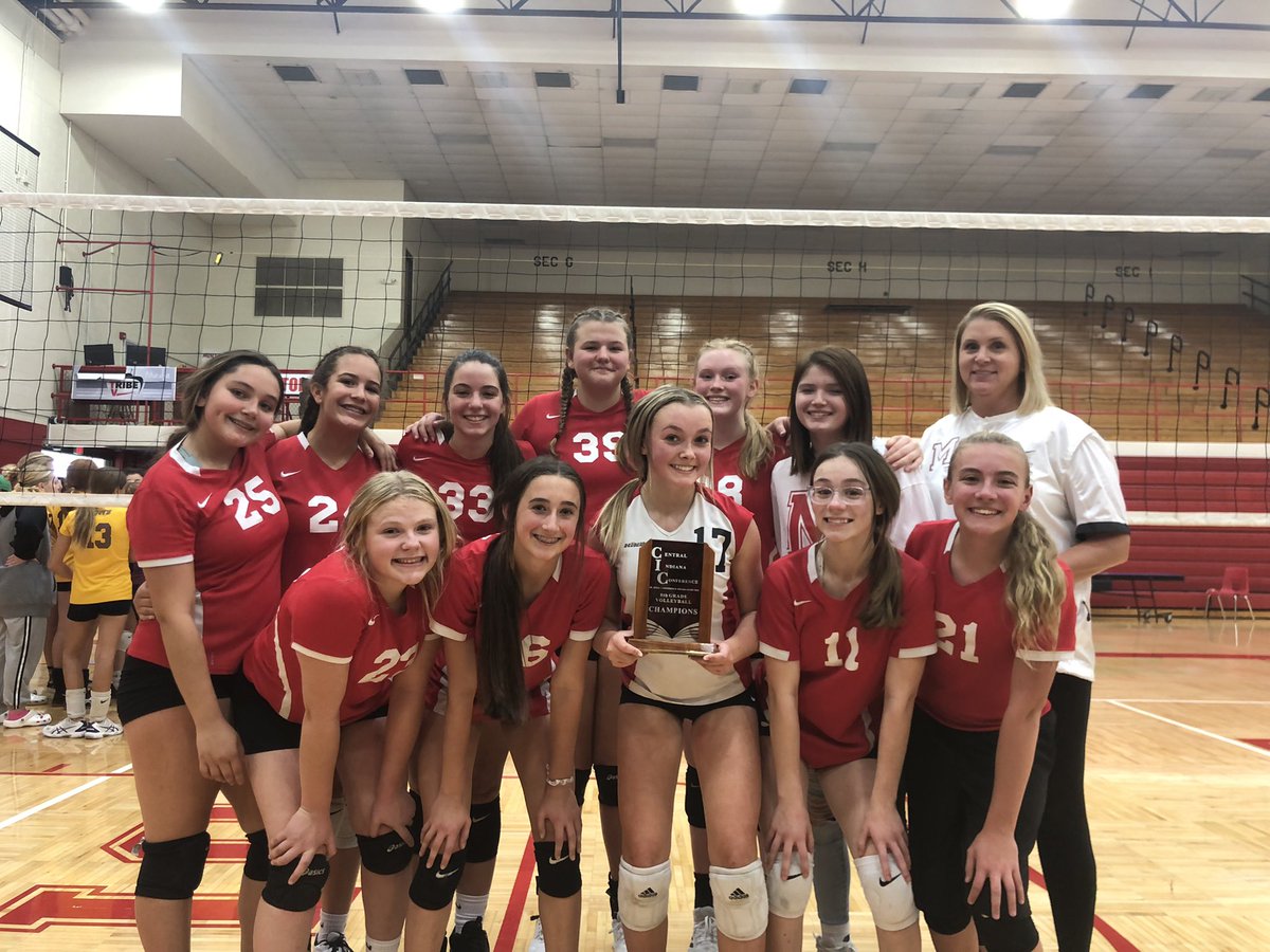RJBathletics's tweet image. In a 3rd set battle the 8th grade volleyball team were victorious and earned the CIC crown.  Congratulations girls

@MCSCAthletics 
@MHSTribeTV