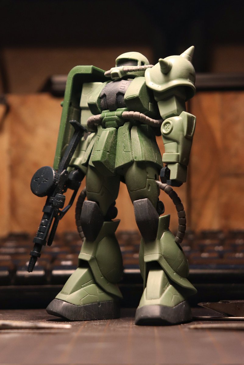 JJap1995's tweet photo. #ZakuII #MS08thTeam #Plamo #Gunpla https://t.co/26MlXRPgii