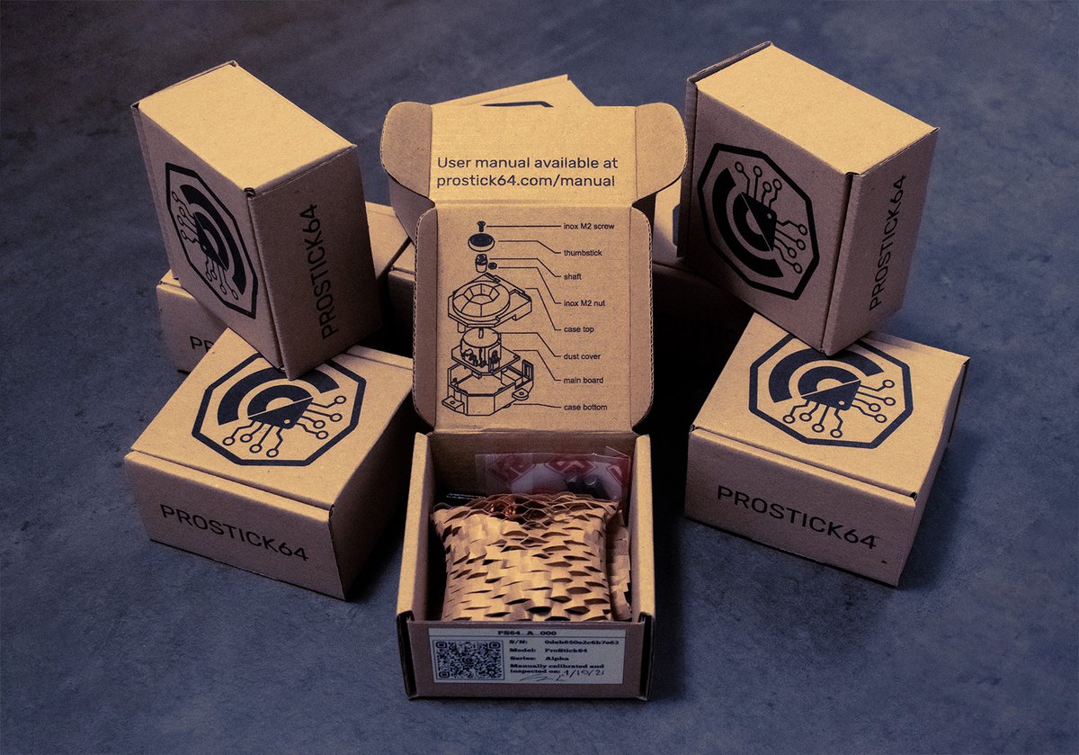 ProStick64's tweet image. After more than 18 months since I started this project I'm finally ready to ship the first 9 prototypes! (I built 10 units but one is for myself 🙃) I will send an email to the 9 people that will receive one of these and hopefully they will soon share their opinions! Stay tuned!
