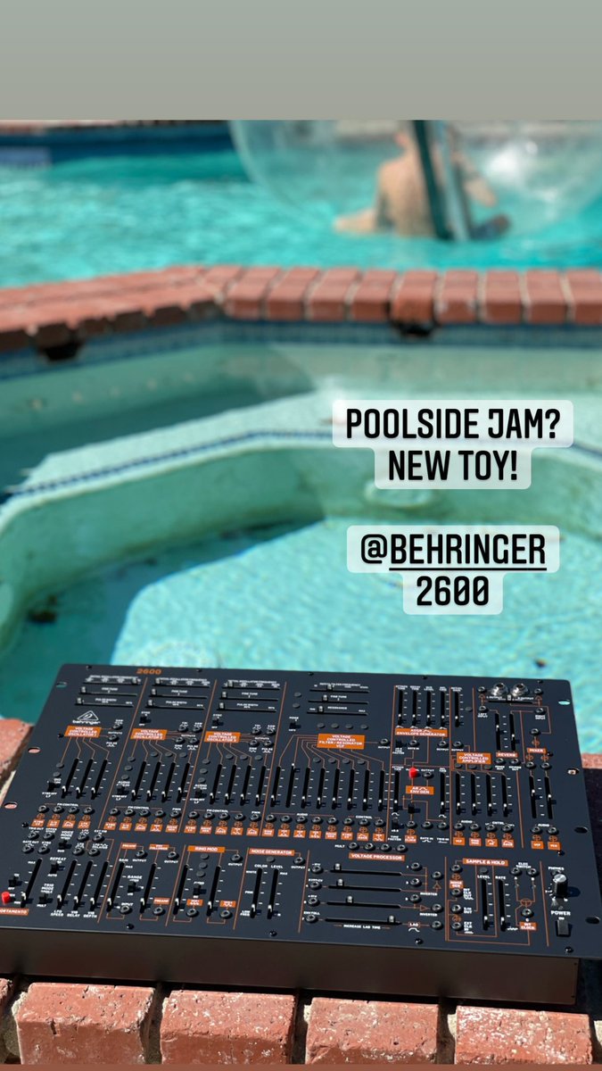 kevinmanthei's tweet photo. Picked up the new Behringer 2600 semi modular synth for my birthday this year! Had a little photo shoot with it. #behringer2600 #behringer #semimodularsynth #synthesizer #modularsynth https://t.co/v63NqkGm4N