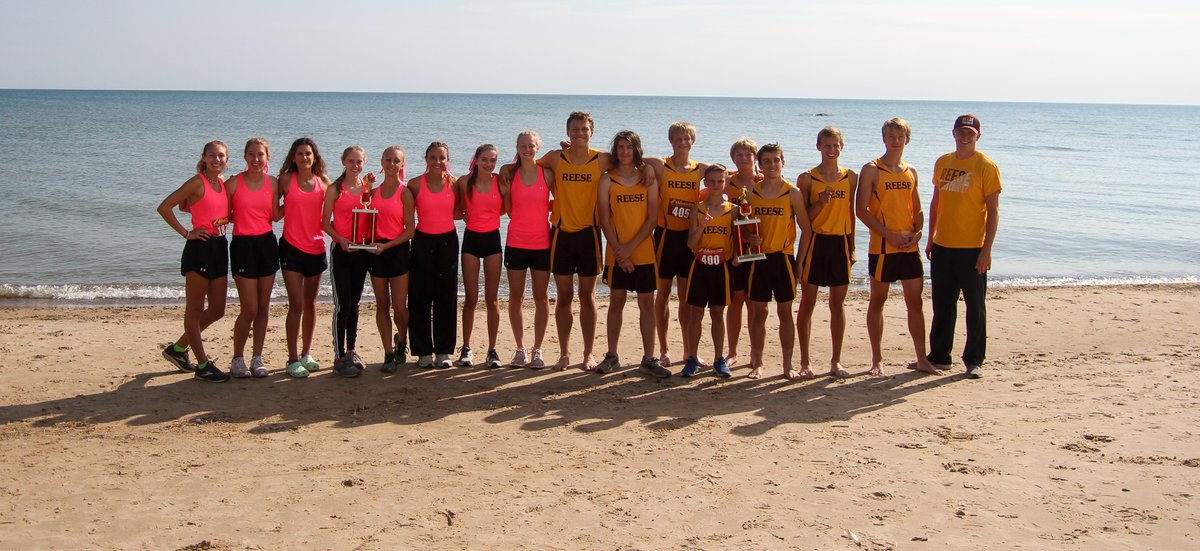 Congratulations to the Reese boys' and girls' cross-country squads on earning first-place today at Wagener Park in the small schools division.

The girls' team was first overall out of 12 schools with a score of 78 while the boys were fifth out of nine teams with a score of 107.