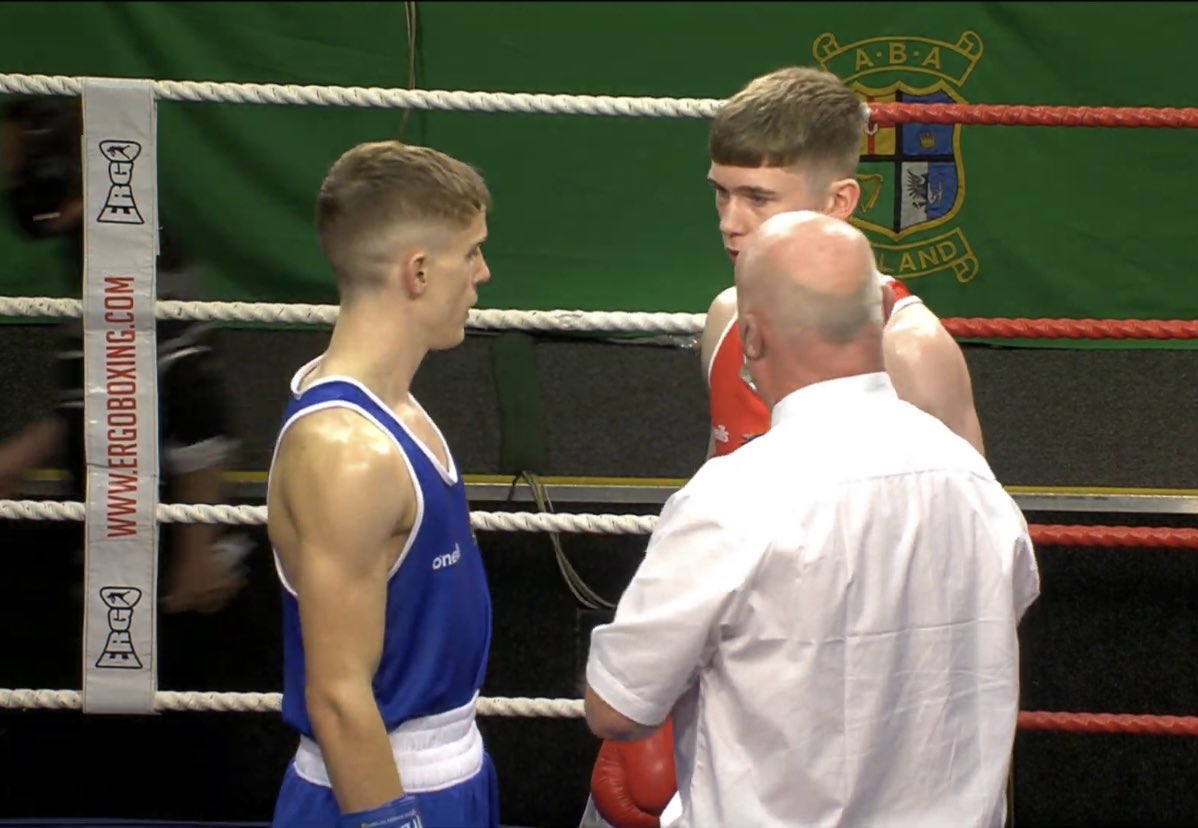 UlsterSchSport's tweet image. Some great 🥊 boxing 🥊 by final year Sport &amp;amp; Exercise Science student @dominicbradley_ at the @IABABOXING #IrishEliteChamps tonight! 👏👏
#ProudOfUU #CloseContest