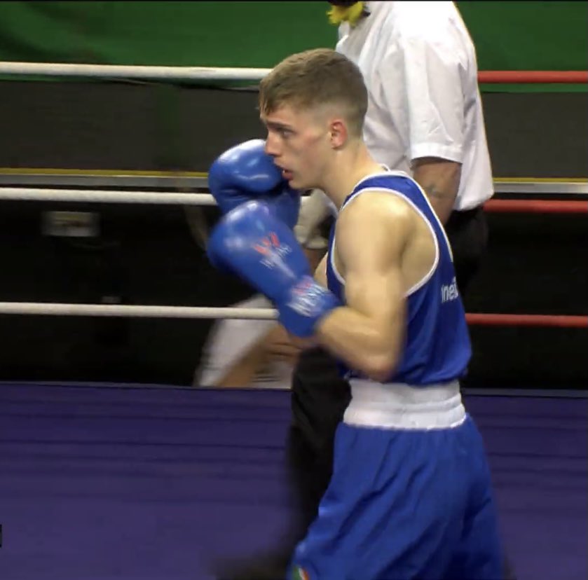UlsterSchSport's tweet image. Some great 🥊 boxing 🥊 by final year Sport &amp;amp; Exercise Science student @dominicbradley_ at the @IABABOXING #IrishEliteChamps tonight! 👏👏
#ProudOfUU #CloseContest