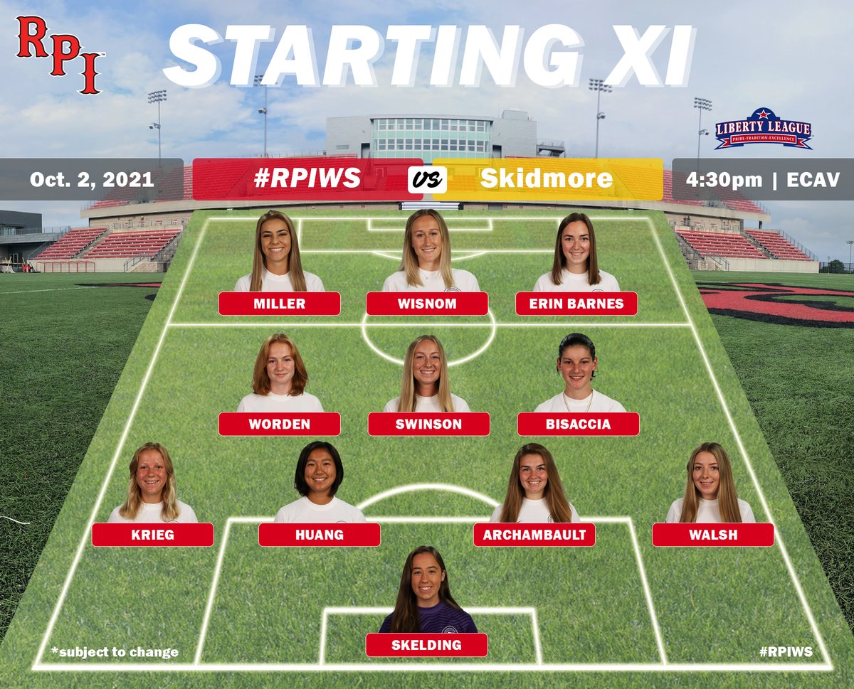 RPIAthletics's tweet image. Watch @RPIWS take on Skidmore at 4:30pm on @RPITV!

youtube.com/watch?v=oeu_DQ…

#RPIWS | #d3soccer