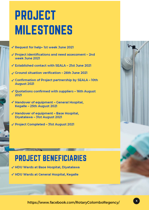 CMB_Regency's tweet image. RCCR Covid Relief - Phase 2: 
Base Hospital, Diyatalawa &amp;amp; General Hospital Kegalle - Sri Lanka

PROJECT REPORT
reliefforsrilanka.blogspot.com/2021/10/blog-p… 
.
.
.
#RCCR #rccrcovidrelief #rotary #rotaryinternational #rotarysrilanka #covidrelieflk #SEALA