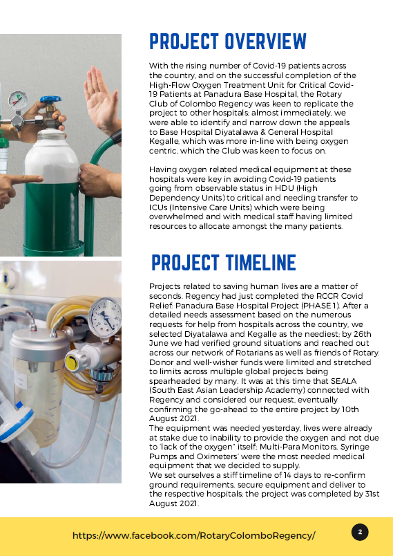 CMB_Regency's tweet image. RCCR Covid Relief - Phase 2: 
Base Hospital, Diyatalawa &amp;amp; General Hospital Kegalle - Sri Lanka

PROJECT REPORT
reliefforsrilanka.blogspot.com/2021/10/blog-p… 
.
.
.
#RCCR #rccrcovidrelief #rotary #rotaryinternational #rotarysrilanka #covidrelieflk #SEALA
