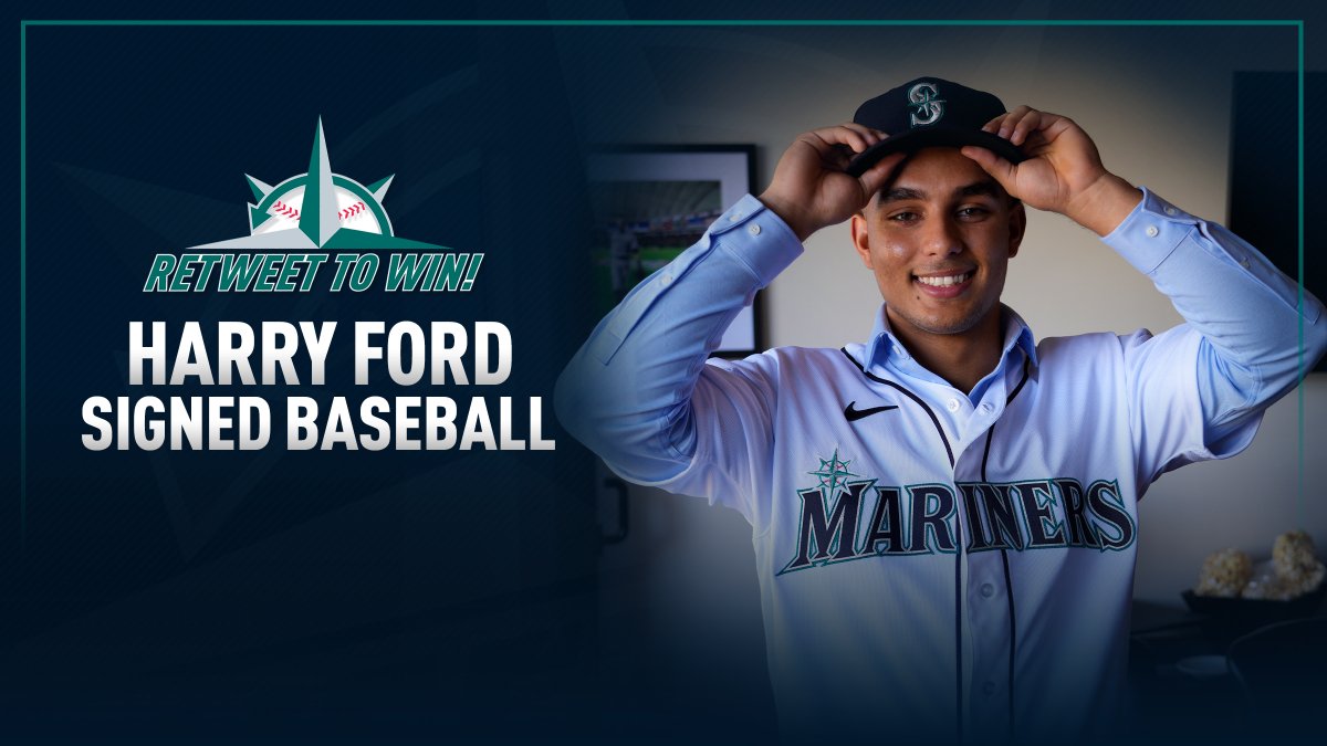 ⚾ RT AND FOLLOW TO WIN ⚾ 

We’re giving away a signed baseball from our 1st-round pick in the 2021 #MLBDraft, <a href="/harry_ford/">Harry Ford</a>! Just be sure to follow and hit that retweet button for a chance to win. #SeaUsRise