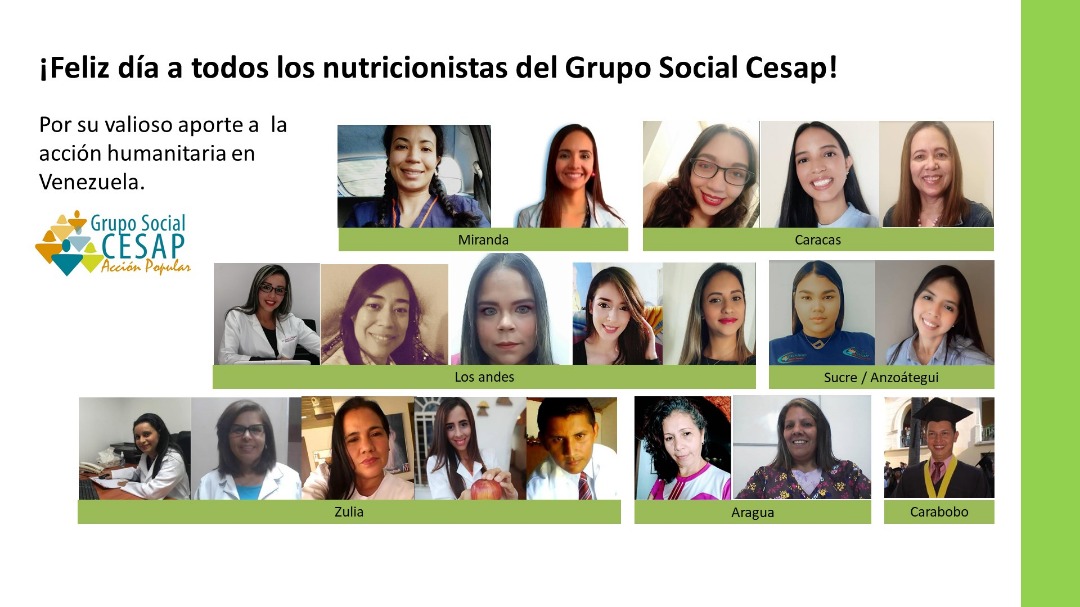 CESAP_AC's tweet photo. En el #DíaDelNutricionista queremos expresar nuestro reconocimiento a los profesionales de nuestra ONG por su trabajo en equipo y esfuerzo diario, brindando asesoría nutricional para lograr una alimentación saludable y mejor calidad de vida ✅

Felicitaciones 🤗 https://t.co/vQBPLWMl50