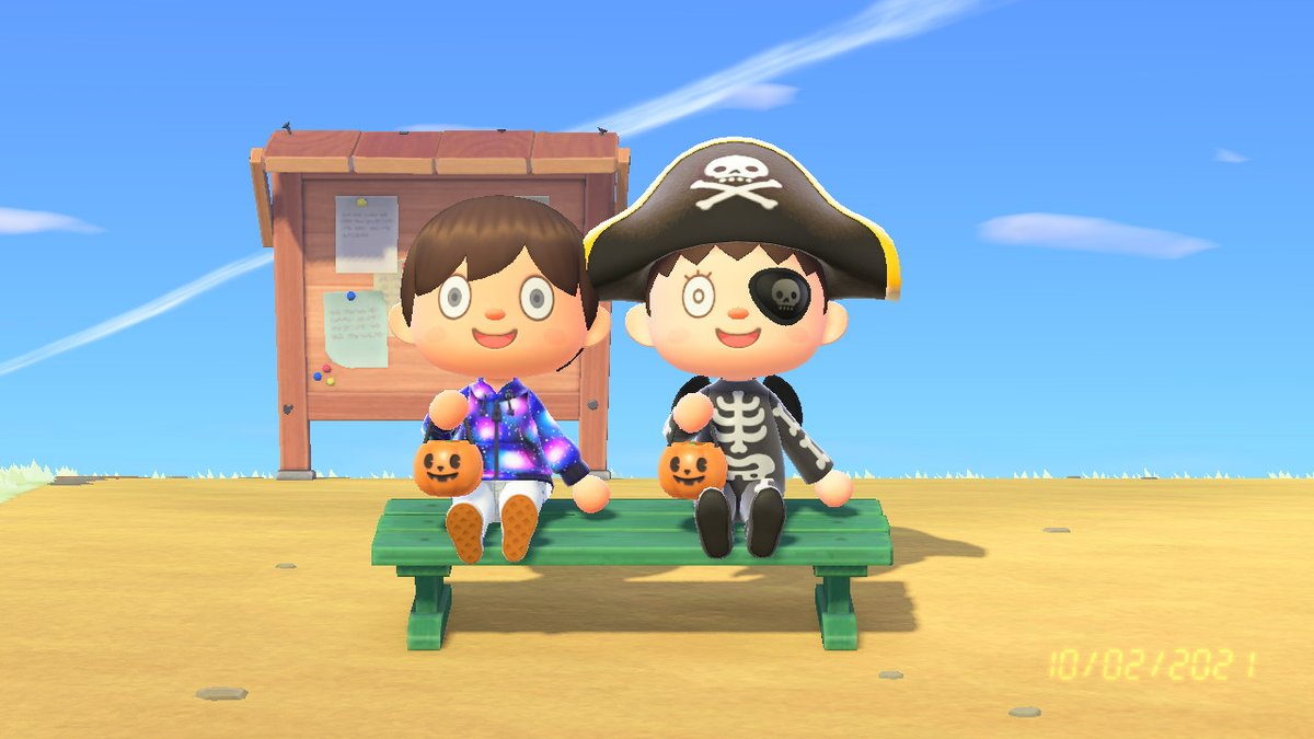 ACNH_Bermuda's tweet image. Trick or Treating on Boo Island!!

#BooIsland
#AnimalCrossing #ACNH #NintendoSwitch