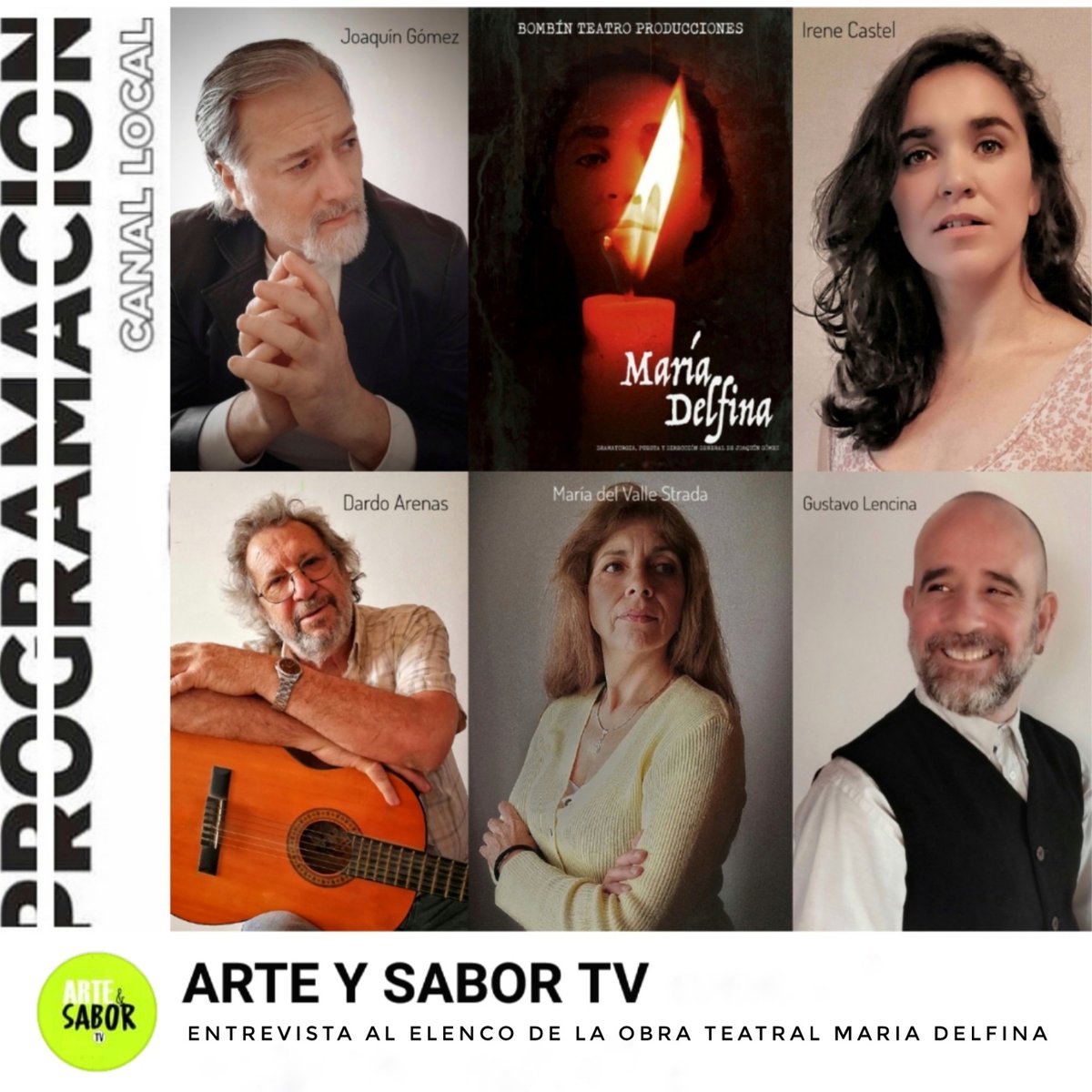 @ARTEYSABORTV | MAGAZINE CULTURAL - VIERNES A LAS 22 HS:.

Hablaremos con los integrantes del Grupo teatral Bombín Teatro acerca del reestreno de la obra MARÍA DELFINA en el año del Bicentenario de la muerte del caudillo entrerriano Francisco Ramírez.

youtube.com/watch?v=35ap3C…