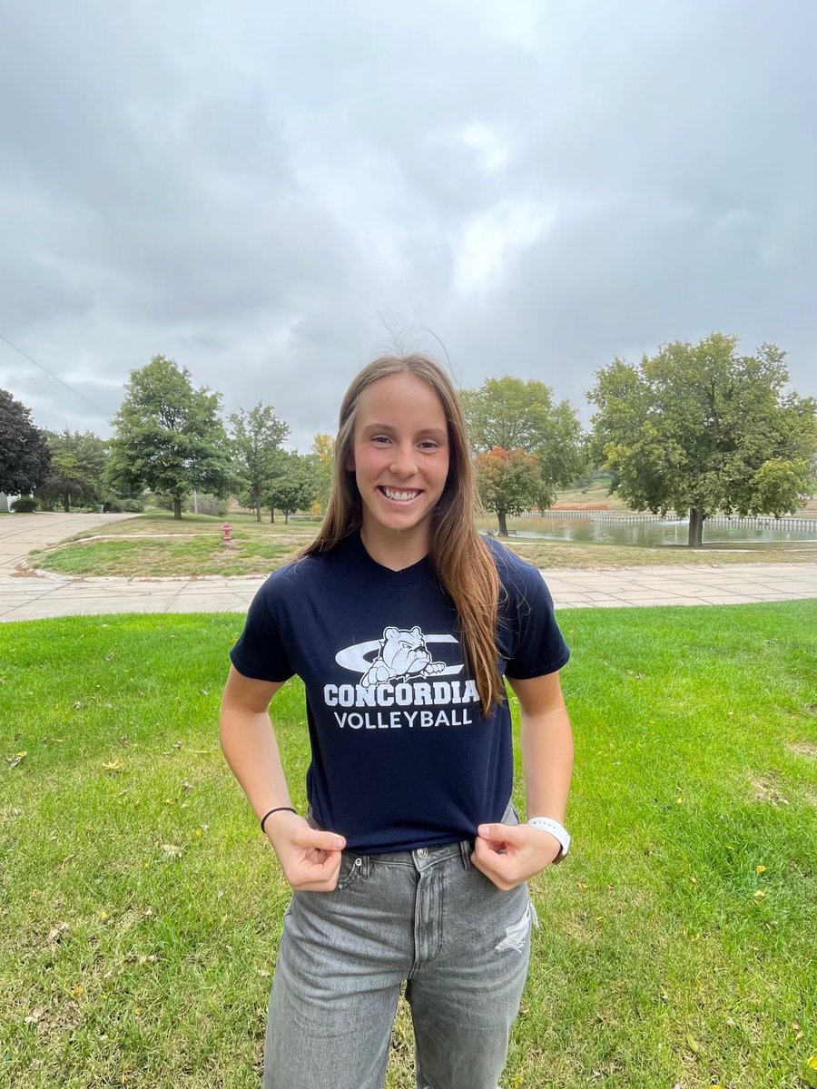 I am so thankful and excited to announce that i will be continuing my academic and volleyball career at Concordia University!💙 Huge thank you to my family, teammates, coaches, and everyone who has supported me along the way. Go Bulldogs!!🤍🐶 <a href="/cunevolleyball/">Concordia Bulldogs Volleyball</a> <a href="/PrepDig_NE/">Prep Dig Nebraska</a>