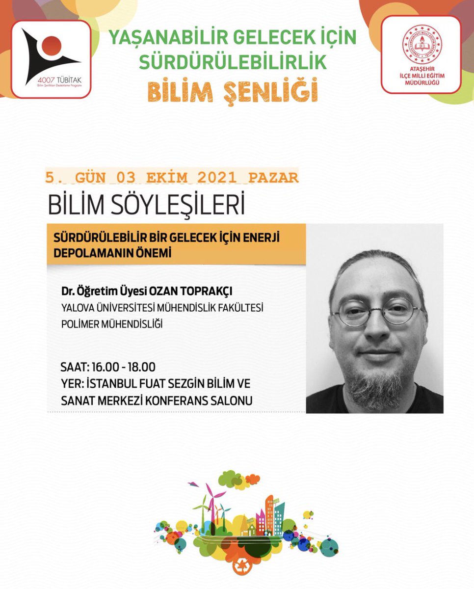 Yarın harika hocalarımızla harika atölyelerin, bilim söyleşilerinin olduğu bu bilim şenliğimizin kapanışını birlikte yapalım mı ??😇🥲🌟
#tübitak #tübitak4007 <a href="/AtasehirMEM/">Ataşehir İlçe Millî Eğitim Müdürlüğü</a>