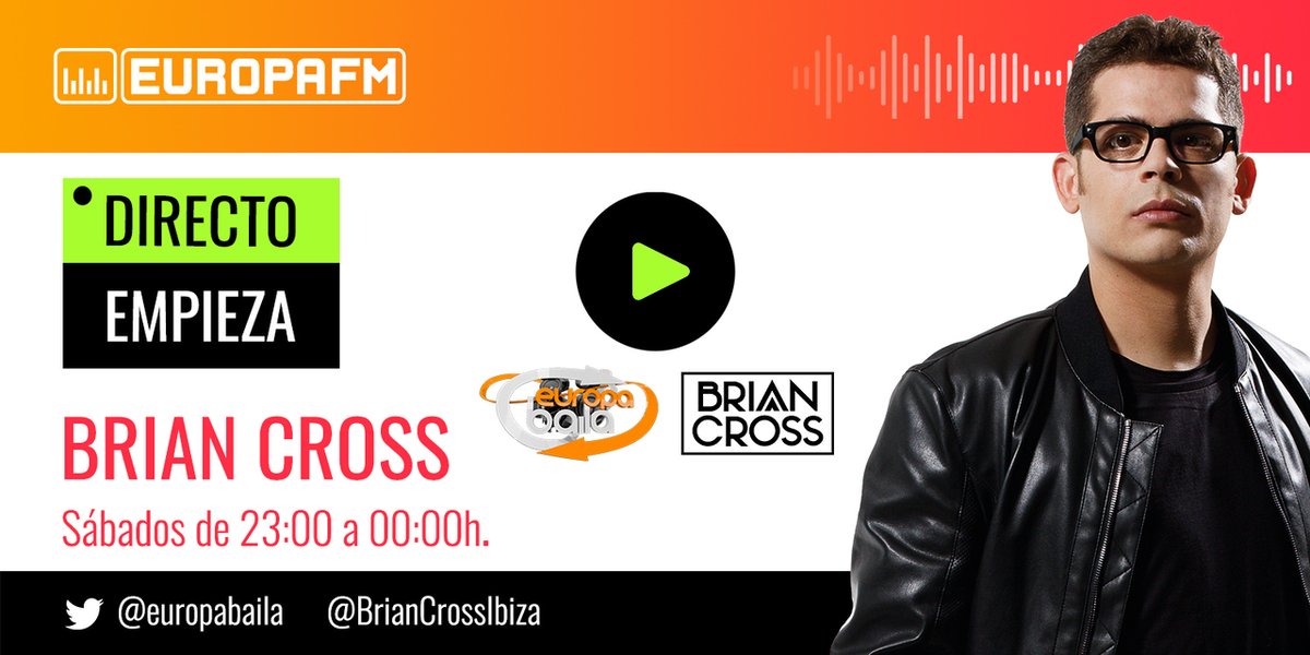 europabaila's tweet image. 🔴 #DIRECTO ¡Empieza Europa Baila con una nueva sesión de @BrianCrossIbiza!

👉 Escúchalo AQUÍ: eufm.red/jifzc3045
