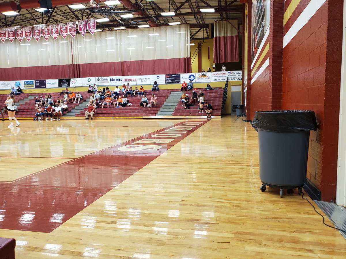 We have a @Murphtrack sighting at #8AAA Volleyball District Tournament #murphsighting