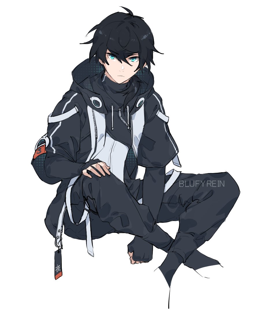 bonuses: jacket off + alt hair /// alt coloring (reminds me of an orca ehe) /// other doodles and stuff i made while trying to make the design ghdfkjg 