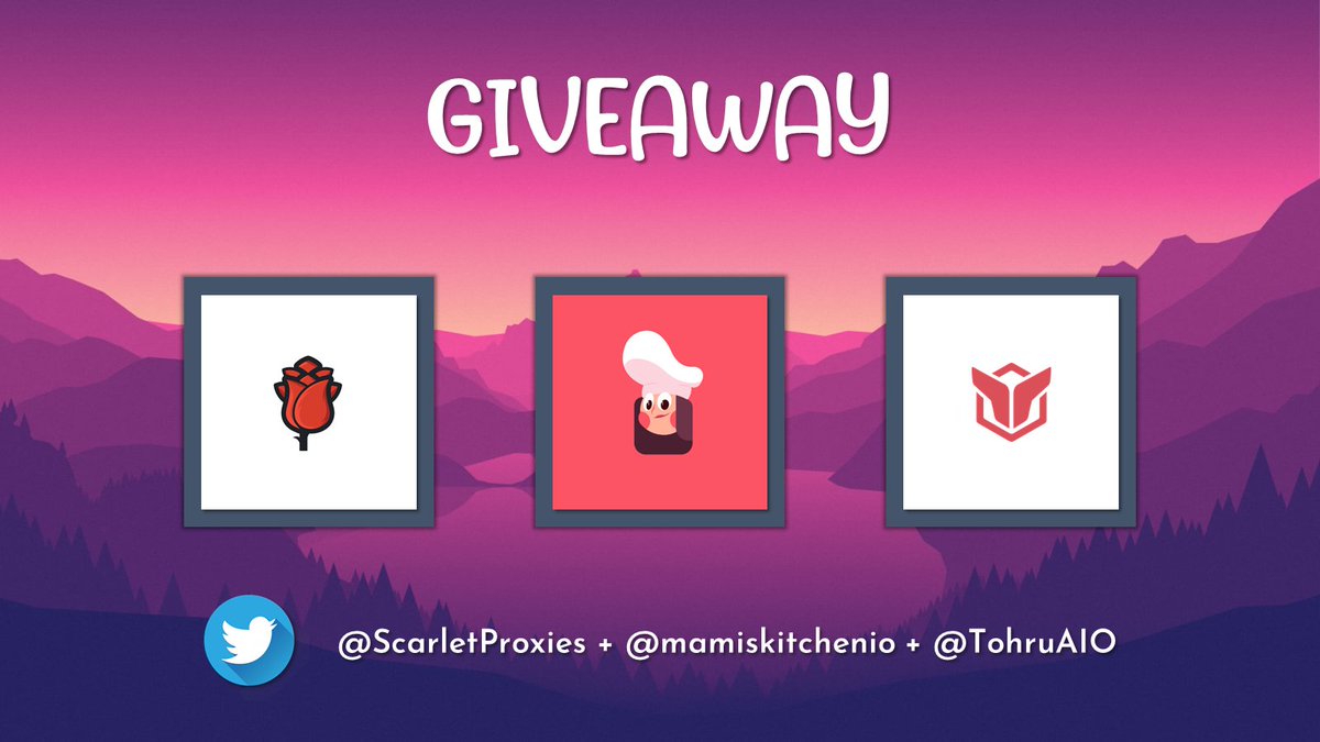 Scarlet Proxies (@scarletproxies) on Twitter photo π MASSIVE GIVEAWAY! π
3 great companies have teamed up for October releases.β‘οΈ
Prizes β΄
<a href="/TohruAIO_/">Tohru AIO</a> - 1 x Renewal License
@mamiskitchenio - 3 x Monthly Memberships
<a href="/ScarletProxies/">Scarlet Proxies</a> - 3 x 100 Monthly ISP's
Rules β΄
β Follow ALL 3 accounts
β Like + RT
β Tag 1 friend π MASSIVE GIVEAWAY! π
3 great companies have teamed up for October releases.β‘οΈ
Prizes β΄
<a href="/TohruAIO_/">Tohru AIO</a> - 1 x Renewal License
@mamiskitchenio - 3 x Monthly Memberships
<a href="/ScarletProxies/">Scarlet Proxies</a> - 3 x 100 Monthly ISP's
Rules β΄
β Follow ALL 3 accounts
β Like + RT
β Tag 1 friend