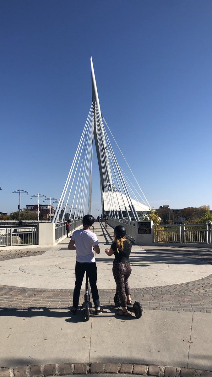 Did you know you can rent electric scooters at @TheForks!?!? #winnipeg 🍂☀️🛴