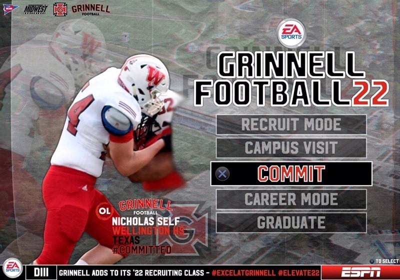 Thrilled to commit @Grinnell_FB and love the write up @CoachV_GC! ----------------- #ExcelatGrinnell #ESTAB21SH