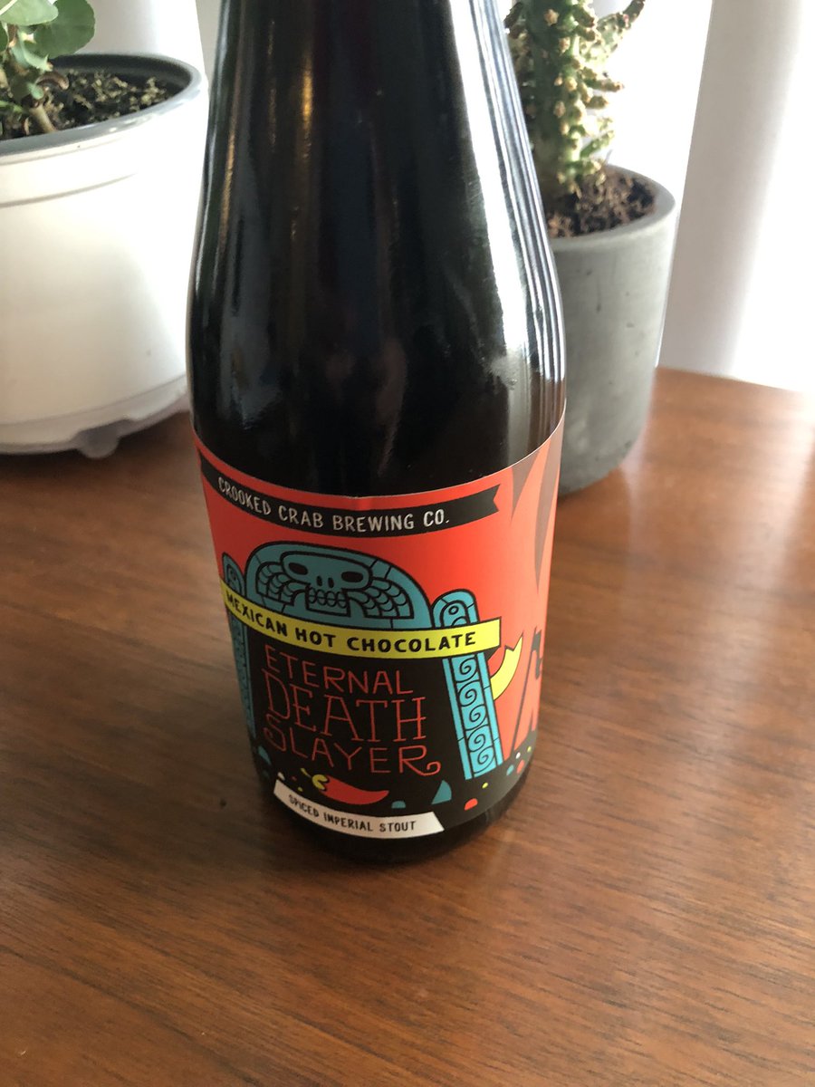 dec4fc0ffee's tweet photo. It’s amazing! Just sampled it on tap and came home with a bottle. Crooked crab is an amazing craft beer gem. @crookedcrabbeer their can art is also incredible! @bishopia https://t.co/CBfiBgn1a0