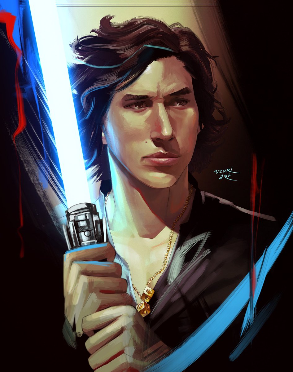 uzuriartonline's tweet photo. For this week’s #StarWars What If…? I’m imagining a Ben Solo who would never have turned to the Dark Side. How would the Galaxy have changed if he was a leader of the Resistance?

#digitalart #fanart https://t.co/ePQZMsdoWS