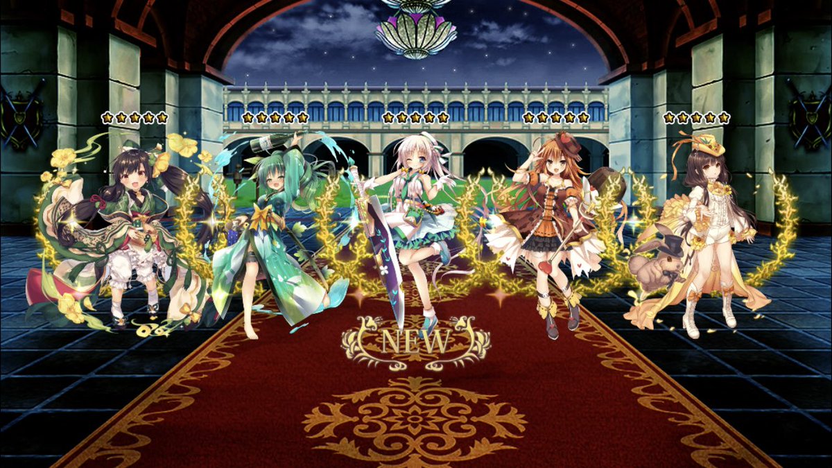 Nicoyuuki おはようございます 今日は10 3 日曜日です 週末ですのでゆっくり休んでくださいね 今日も 1日頑張っていきましょう 今日の無料ガチャ いつも通りの金一色 結局期間内に虹は出なかったw クレソンさんをお出迎え よろしくね 花騎士