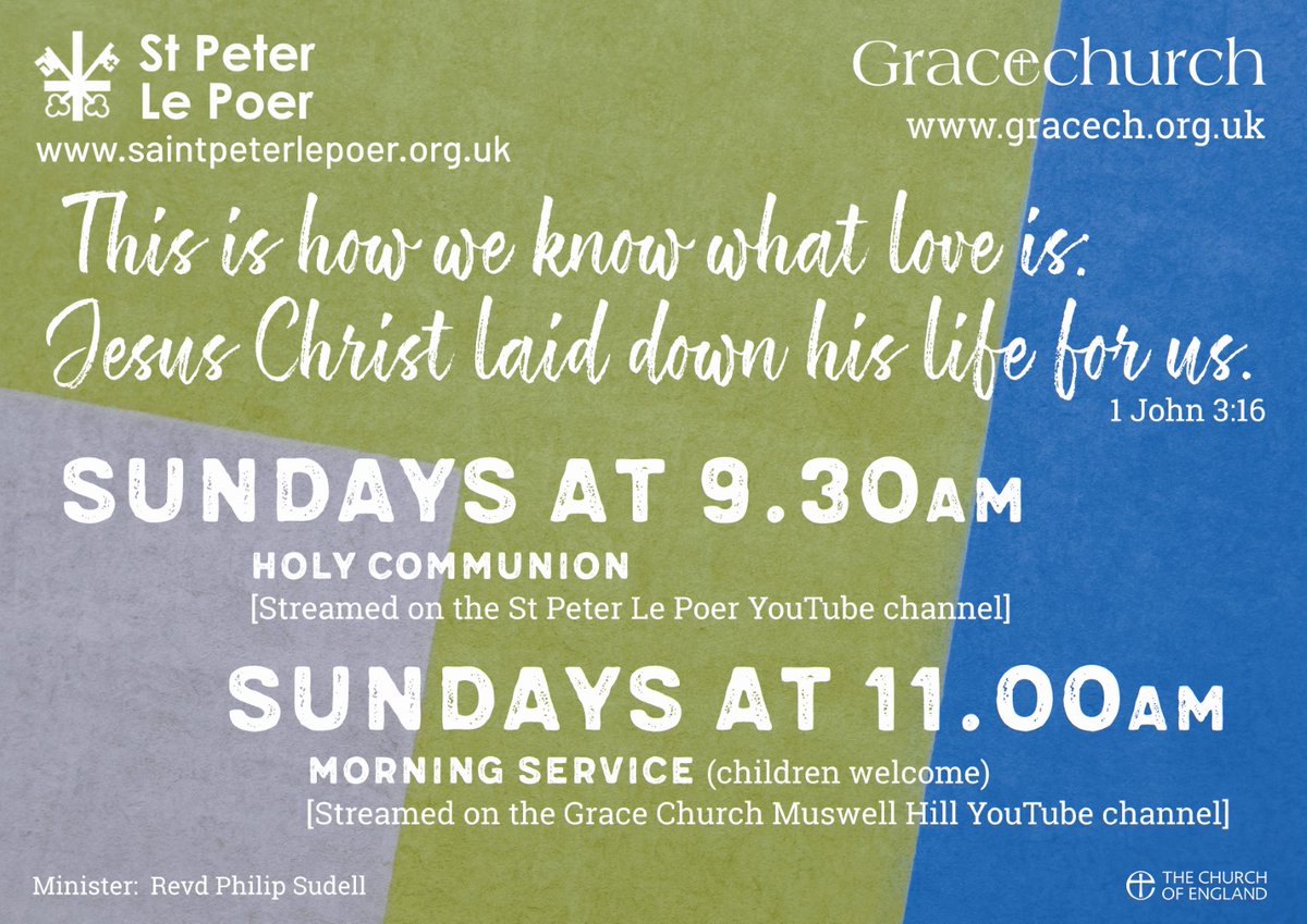 StPeterlePoer's tweet photo. Service times change tomorrow - come and join us at 9.30am - in person and online - https://t.co/gVF4oR430c https://t.co/8UONddU0wb