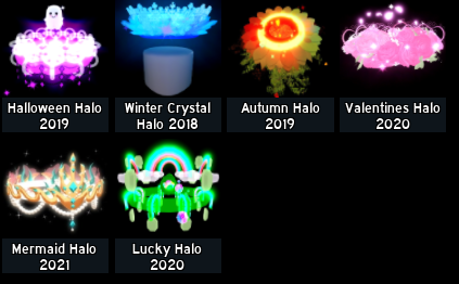 Trading these Halos!
NLF: full diamonds
I also don't offer 

#RoyaleHighHalo #royalehightrades #royalehigh