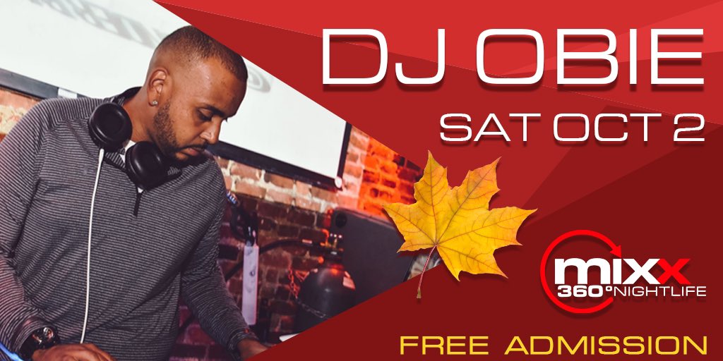 🍁🍹 SAT NIGHT DANCE PARTY at Mixx 360, <a href="/LuxuryBoxxMA/">LUXURY BOXX</a> Sports Bar Malden MA! Free Admission all night!
• Sat Oct 2 9pm
🎧 DJ OBIE
_________________
21+ • Free Parking
🍽 theluxuryboxx.com/foodmenu