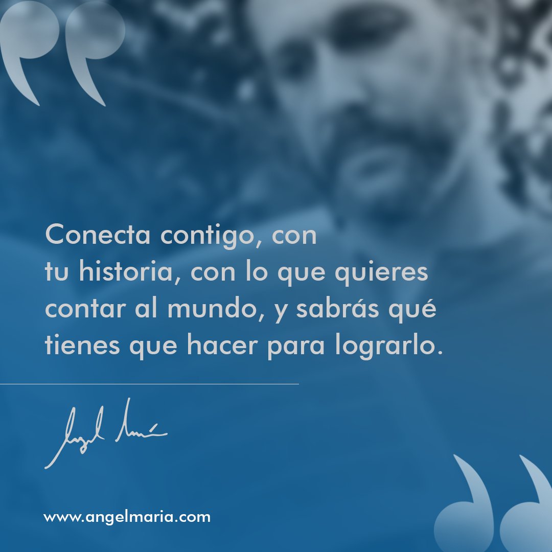 «Conecta contigo, con tu historia, con lo que quieres contar al mundo, y sabrás qué tienes que hacer para lograrlo».

#Proposito #Emprende #Emprendimiento #VictorKuppers