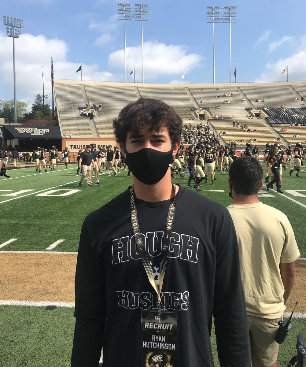 Huge win for the Deacons!  We had an amazing time today at the game.  Thank you for inviting me.
<a href="/CoachClawson/">Dave Clawson</a> <a href="/coachhemp/">Lyle Hemphill</a> <a href="/coach_craw/">Ryan Crawford</a> @ChrisCoulter_WF <a href="/HoughFB/">Hough Football</a>
<a href="/SC_DBGROUP/">SC DB's</a> #houghfamily