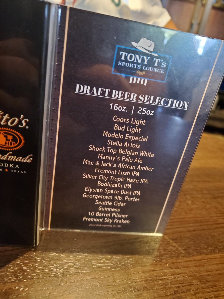 Around_Seattle's tweet photo. Round 2 of drinka of the #prefunk before the @Mariners game. This time at the old #henrysTavern which is now #TonyTs by #TmobilePark https://t.co/aZee1xwui8