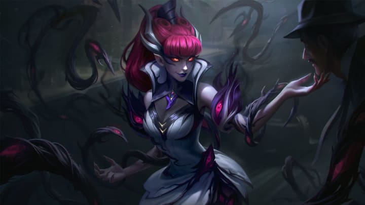 TheSoulmario's tweet photo. Alright alright this time the #LeaguePartner program has provided me with codes for TWO new skins to give away... With great power comes great responsibility.

Like/follow/retweet to enter for Crime City Zyra or Nightbringer Tryndamere (+chroma) and I will dm to ask ur choice :] https://t.co/WiVEz0pLy0
