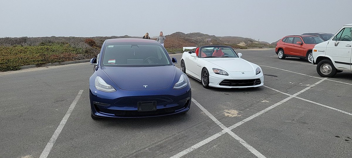 XMasterPrime's tweet image. Saturday driving out with @GPWAP2 @TiffanyGlynis in my new Tesla