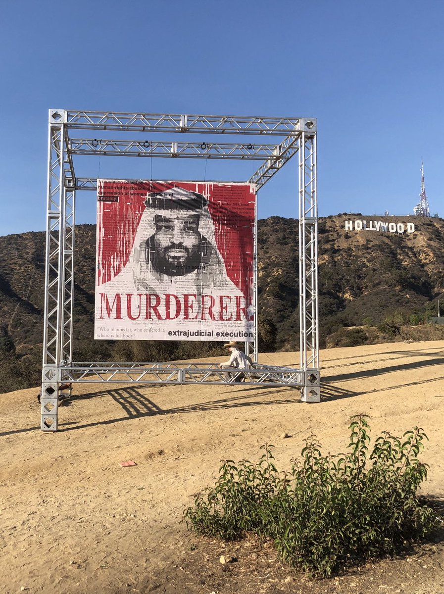 It’s been 3 yrs since an American reporter for the <a href="/washingtonpost/">The Washington Post</a> was brutally murdered  at the hands of the Saudi Crown Prince - MBS. There has been no justice. In fact, MBS continues to buy his back into American life by funding Hollywood. Hold him accountable. #StopMBS