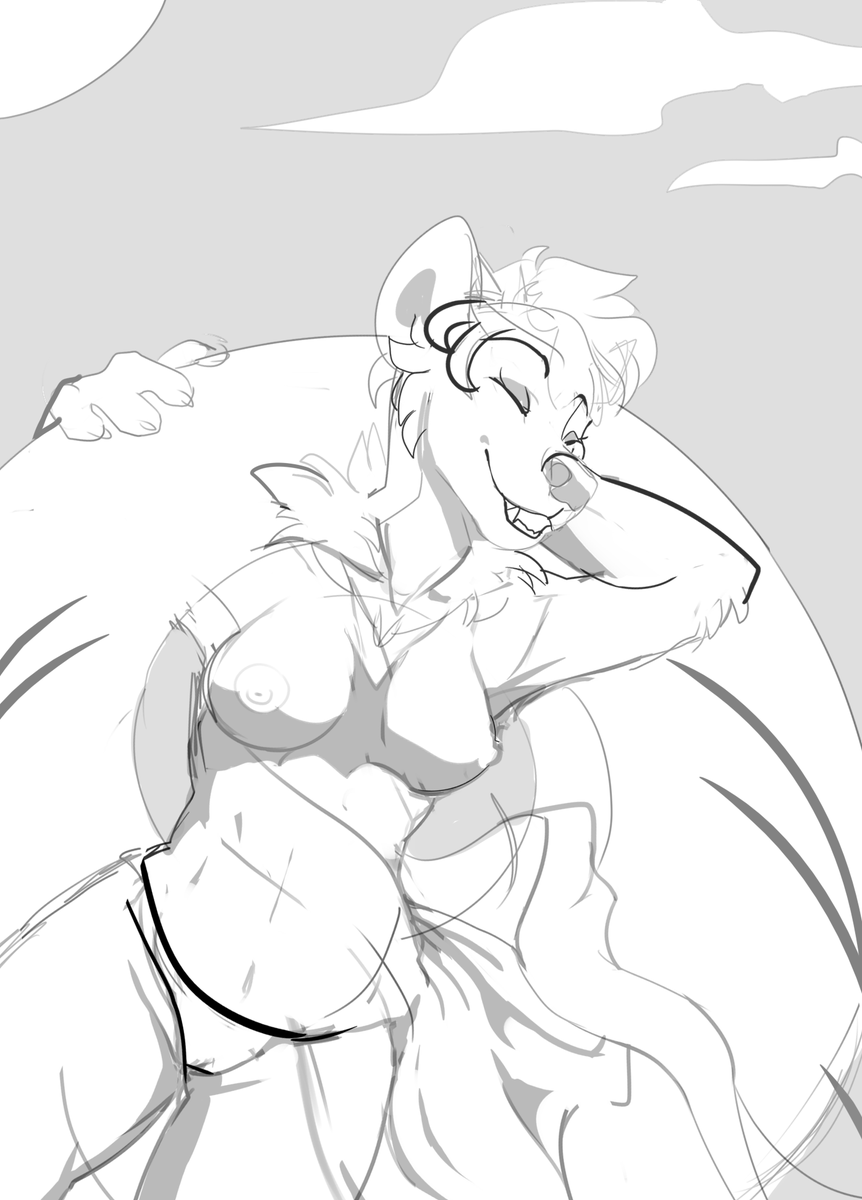 Mild NSFW

Nadine has always wanted to go topless inner tubing 
