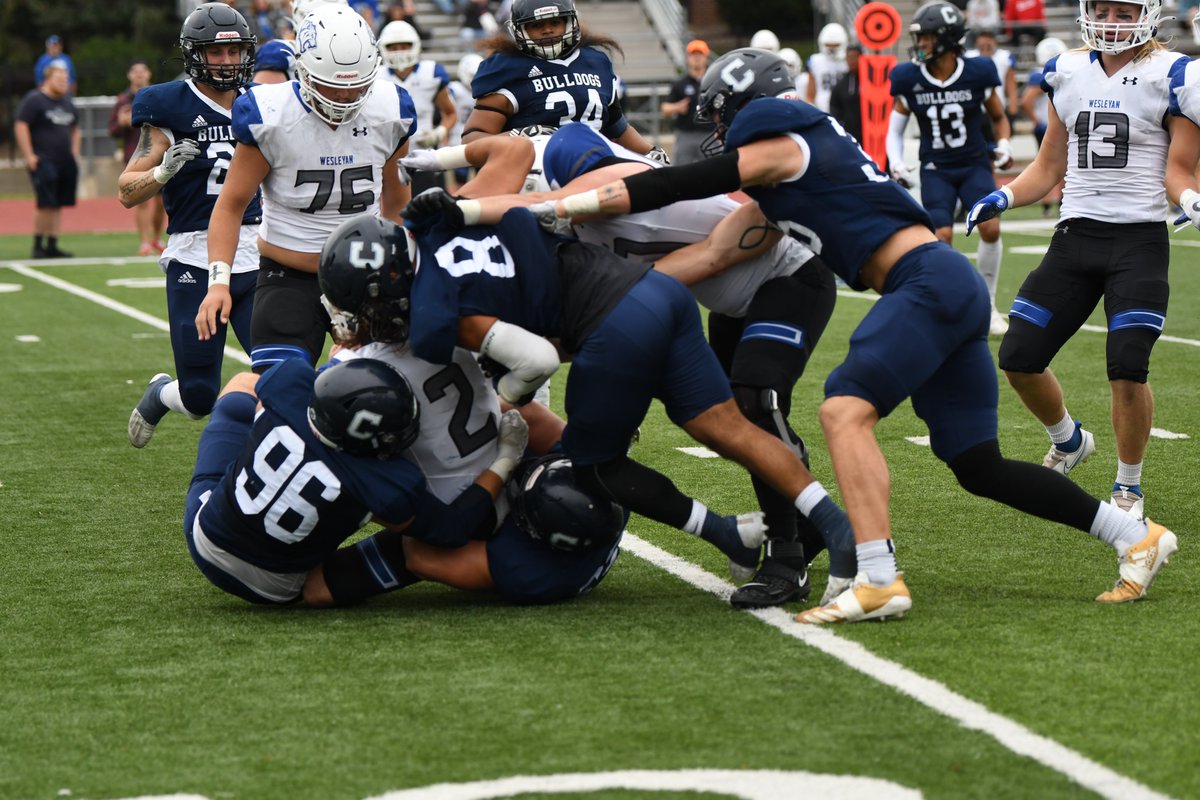Concordia Bulldogs (@cunebulldogs) on Twitter photo π | <a href="/CUNEFootball/">CUNE Football</a>'s defense was on the field for 13 possessions. The results were nine punts and four turnovers on downs. Dakota Wesleyan never reached the red zone the entire day. π | <a href="/CUNEFootball/">CUNE Football</a>'s defense was on the field for 13 possessions. The results were nine punts and four turnovers on downs. Dakota Wesleyan never reached the red zone the entire day.