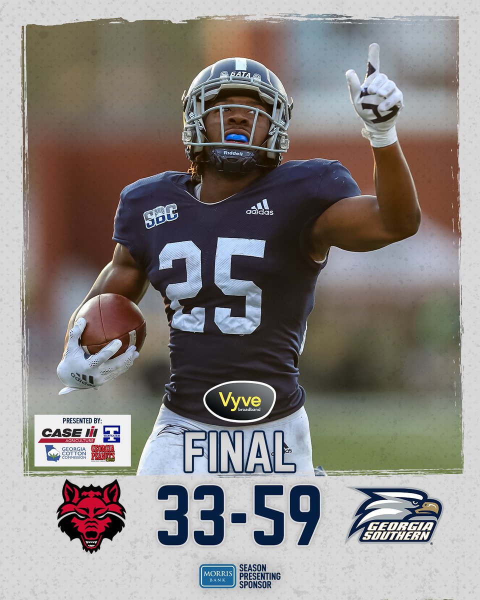 GSAthletics_FB's tweet image. EAGLES WIN!!

#HailSouthern